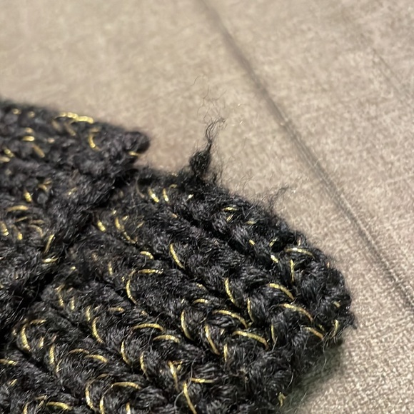 UGG Classic Cardy Knit Gold & Black Sweater Boots Size 6 - Picture 8 of 11